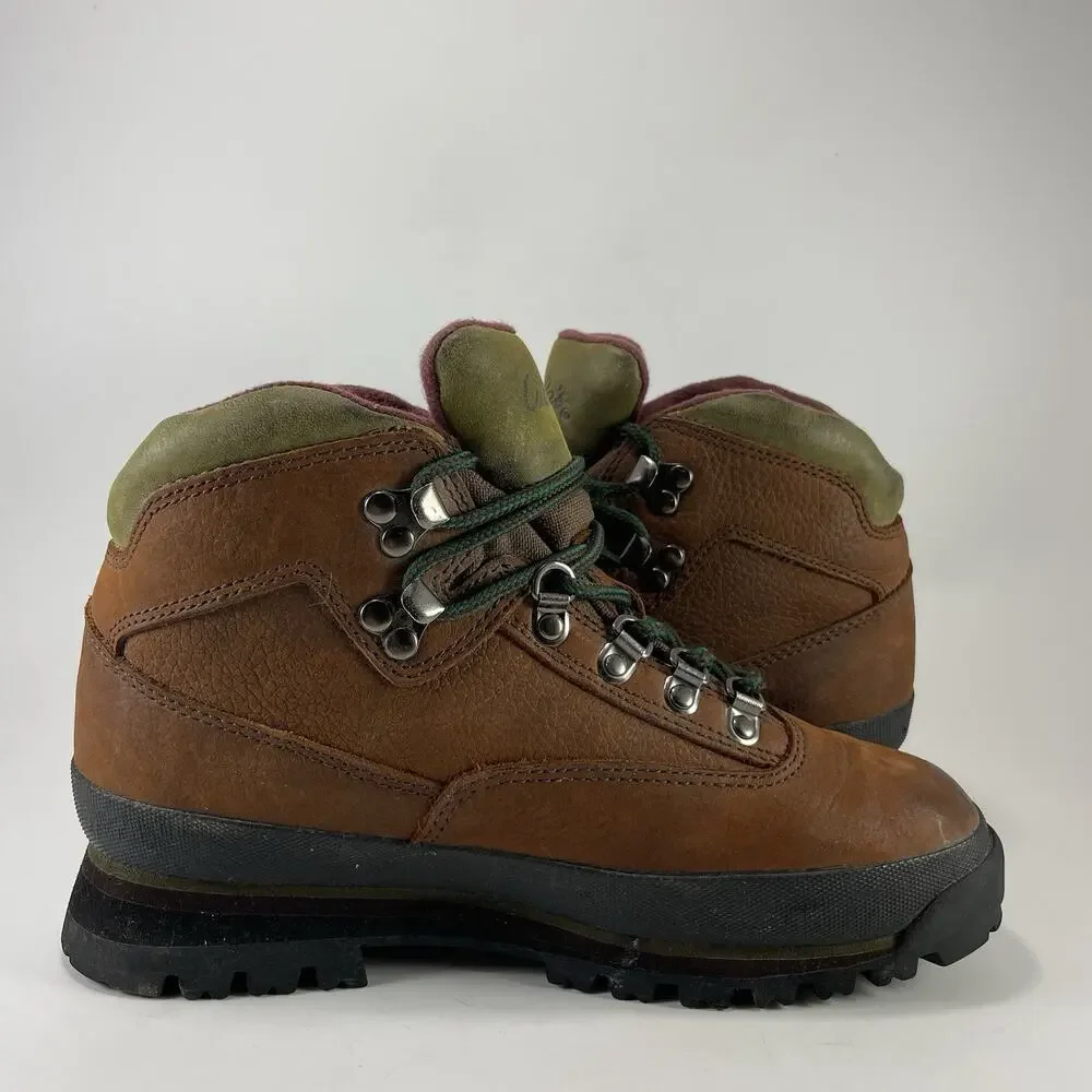 Cabela's Rimrock Boots Womens Size 6.5 B Brown Leather Gore-Tex Hiking 81-1473